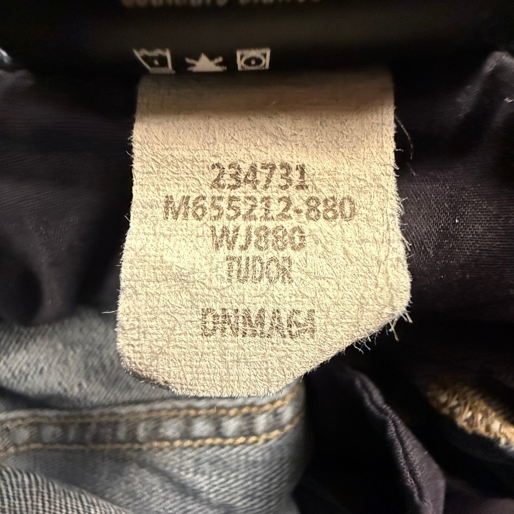 Paige Federal Slim Straight Jeans Mens Size 30 Tudor Blue Wash M655212-880 Denim - Picture 14 of 15